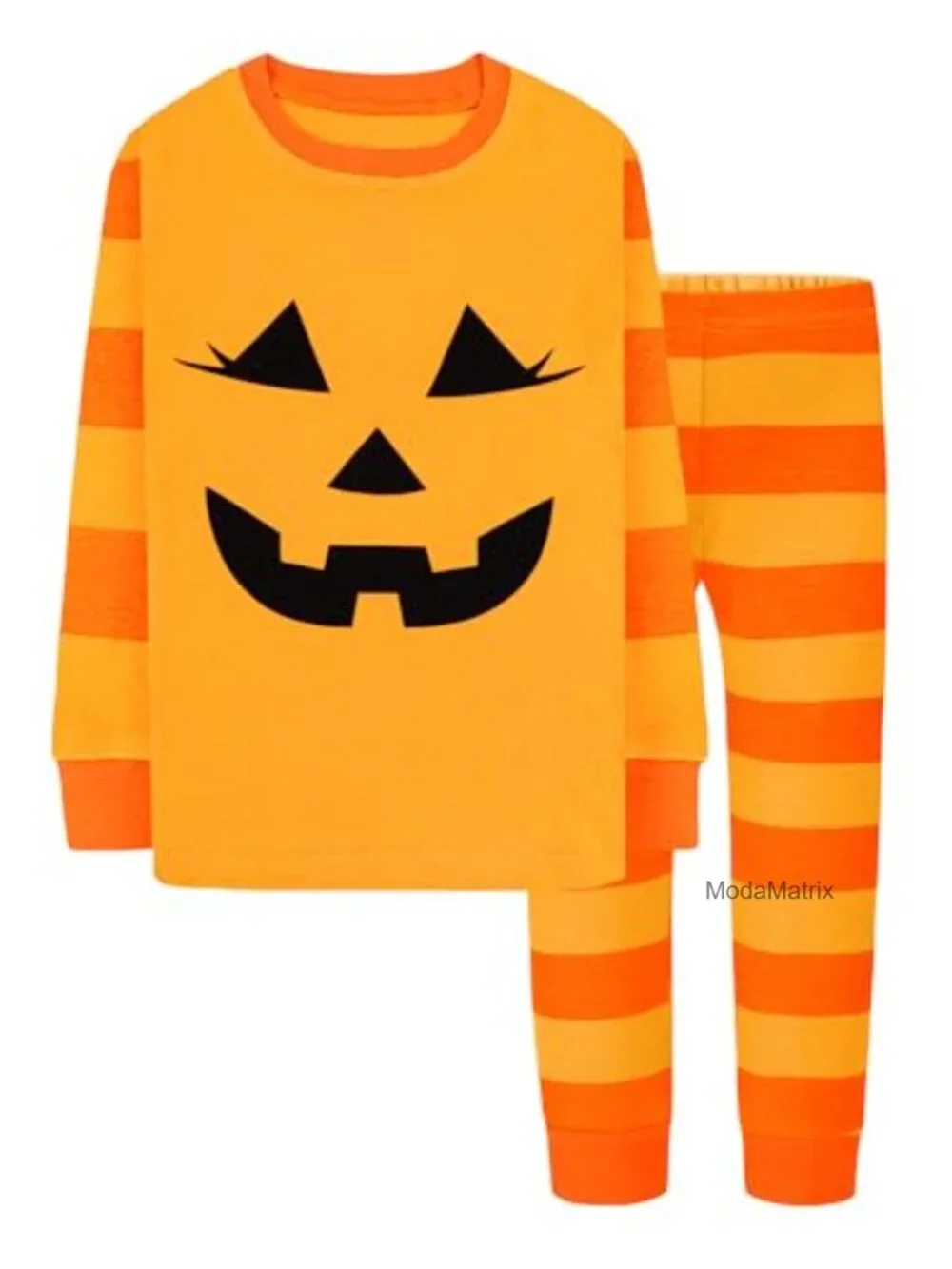 100% Cotton Kids Halloween Christmas Pajama Set Long Sleeve Snug Fit Toddler